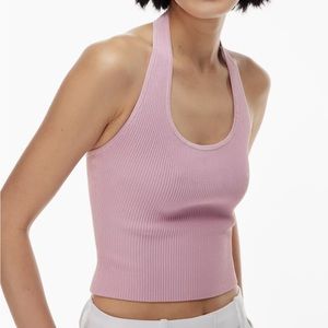 Babaton Sculpt Knit Backless Halter Top